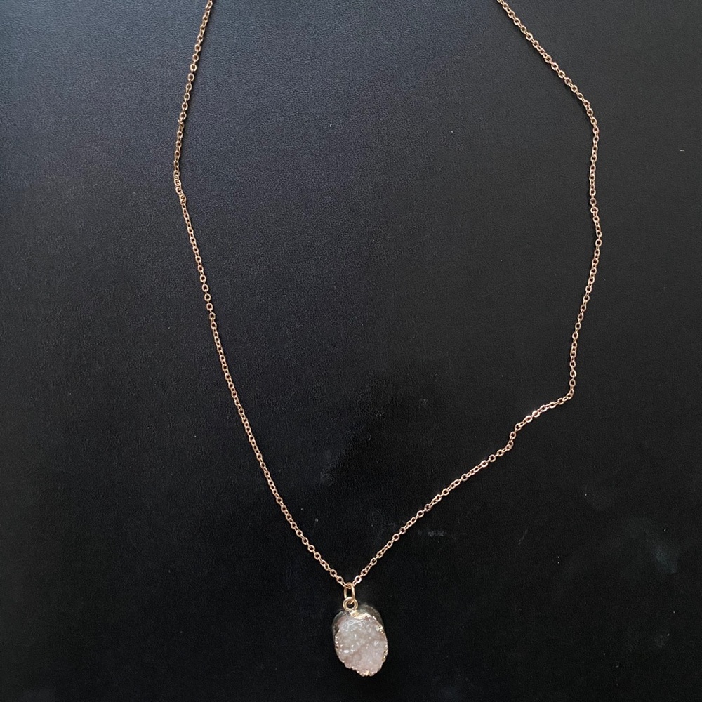 Stone Pendant Necklace